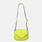 LORISTELLA CECILIA Small Top Handle Satchel in Lime - Big Bag NY