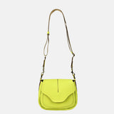 LORISTELLA CECILIA Small Top Handle Satchel in Lime - Big Bag NY