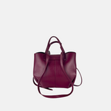 Angi Venezia Double Handle Medium Tote with Flap Lock - Big Bag NY