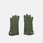 Santacana Cashmere Blend Gloves with Leather Trim - Big Bag NY