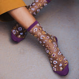 Atelier St Eustache Horseshoe Bend Socks in Prune - Big Bag NY