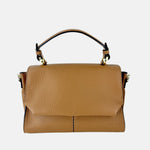 LORISTELLA MURIEL Convertible Top Handle Bag in Cuoio - Big Bag NY