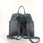 Ultrasmooth Calf Leather Box Backpack Black - Big Bag NY
