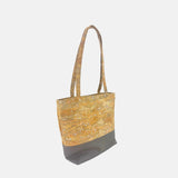 Natalie Therese Cork Shoulder Tote in Grey - Big Bag NY
