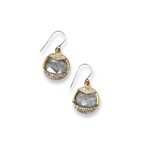 Shana Gulati Rutilated Quartz Crescent Earrings - Big Bag NY