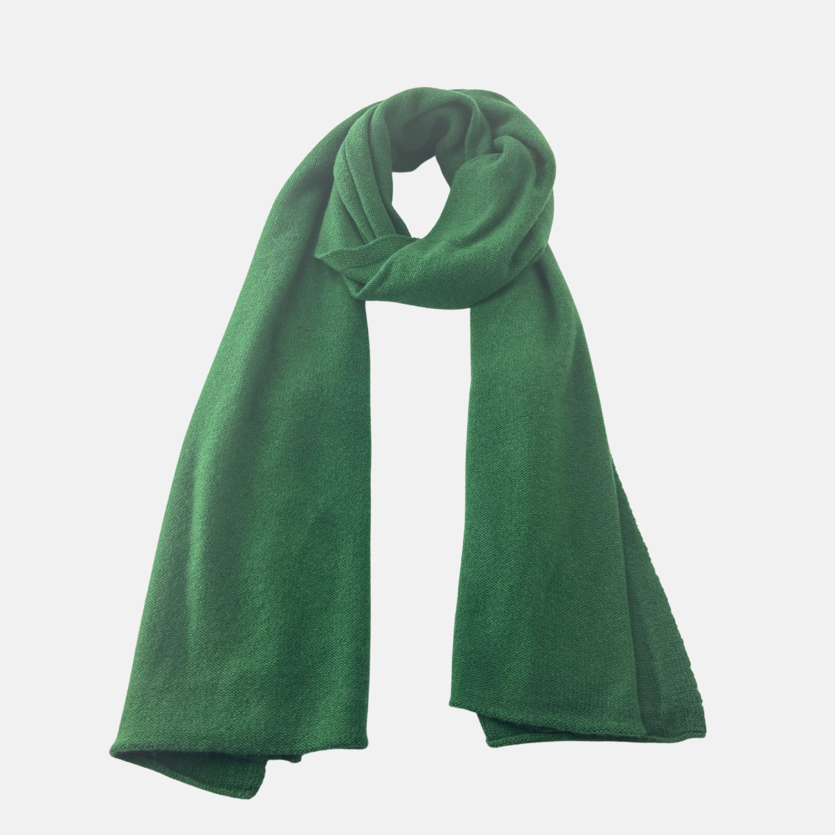 Green Riviera Cashmere Scarf - Big Bag NY
