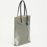 Jack Gomme AMIE Linen Tote Bag in Silver - Big Bag NY