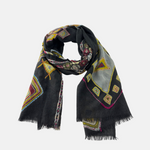 Storiatipic Aspen Wool Scarf in Anthracite - Big Bag NY