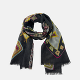 Storiatipic Aspen Wool Scarf in Anthracite - Big Bag NY