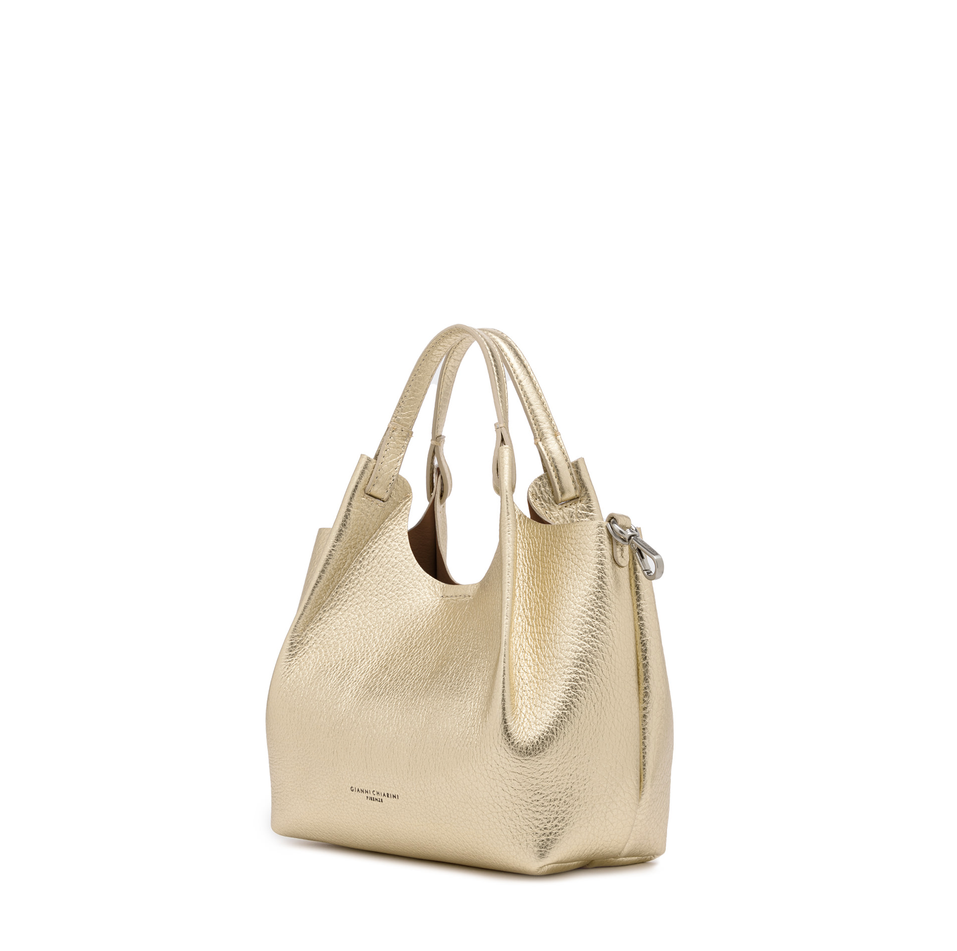 Gianni Chiarini Dua Top Handle Bag - Big Bag NY -Gold
