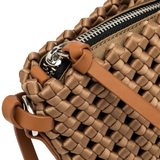 Gianni Chiarini Fiore Brown Woven Clutch - Big Bag NY
