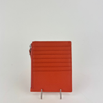 Gianni Chiarini Zippered Credit Card Holder - Coral - Big Bag NY