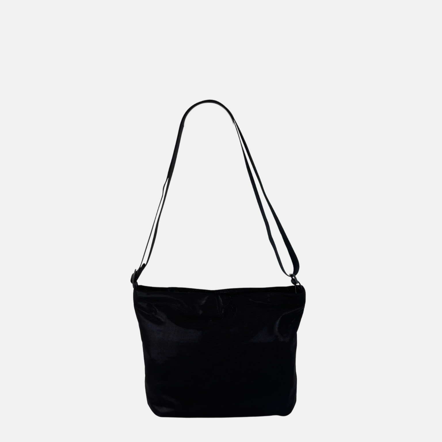 Acrylic Pochette Deep in Black Swim Mesh - BIG Bag NY