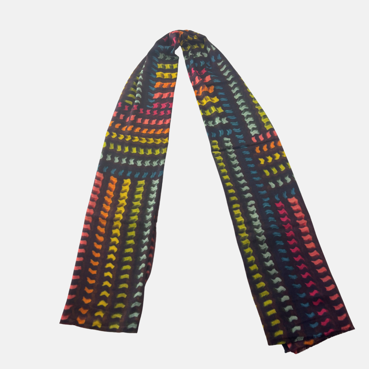 Tradition Textiles Rainbow Lozenge Scarf - Big Bag NY