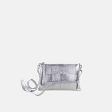 Laura DiMaggio Silver Woven Evening Bag - Big Bag NY