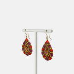 Miguel Ases Coral and Pink Dangle Earrings - Big Bag NY
