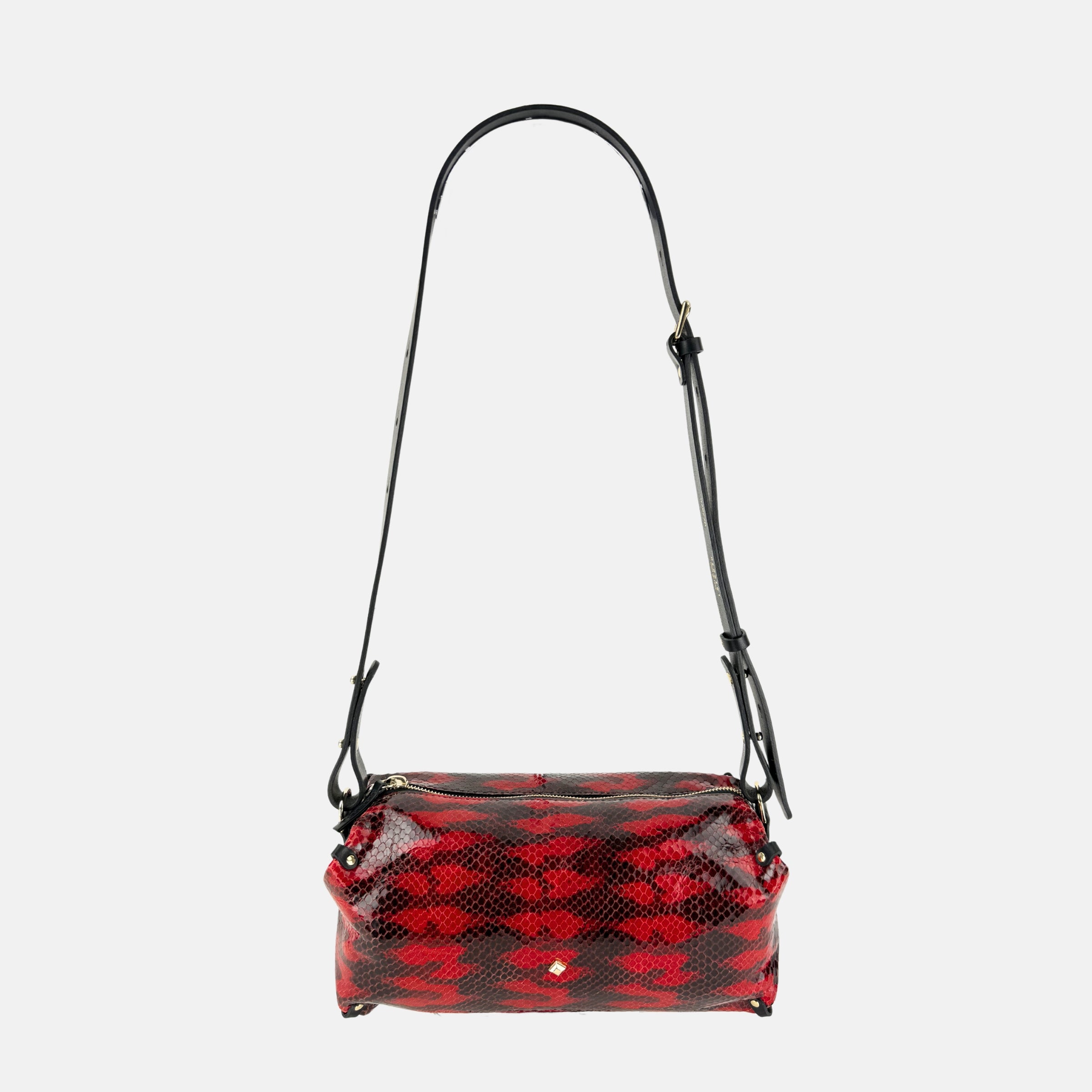 HERBERT Frère Sœur Le Sohna Serpent Shoulder Bag in Red - Big Bag NY