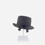 Gray PCNQ Wool Fedora with Ribbon - Big Bag NY