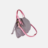 PLINIO Drawstring Tote with Crossbody Strap in Orchid - Big Bag NY