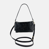 VALENTINA Small Metallic Flap Clutch