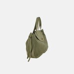 VISONA Medium City Handbag in Olive - Big Bag NY