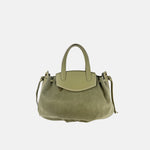 VISONA Medium City Handbag in Olive - Big Bag NY