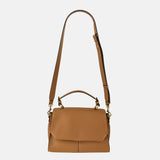 LORISTELLA MURIEL Convertible Top Handle Bag in Cuoio - Big Bag NY