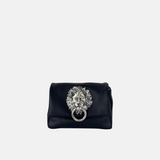 Angi Venezia Leo Lion Head Small Flap Crossbody Clutch - Big Bag NY