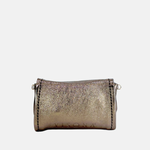 Plinio Visona VALENTINA Small Metallic Flap Clutch - Big Bag NY
