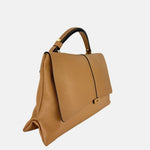 LORISTELLA Kendall Satchel Bag in Cuoio - Big Bag NY