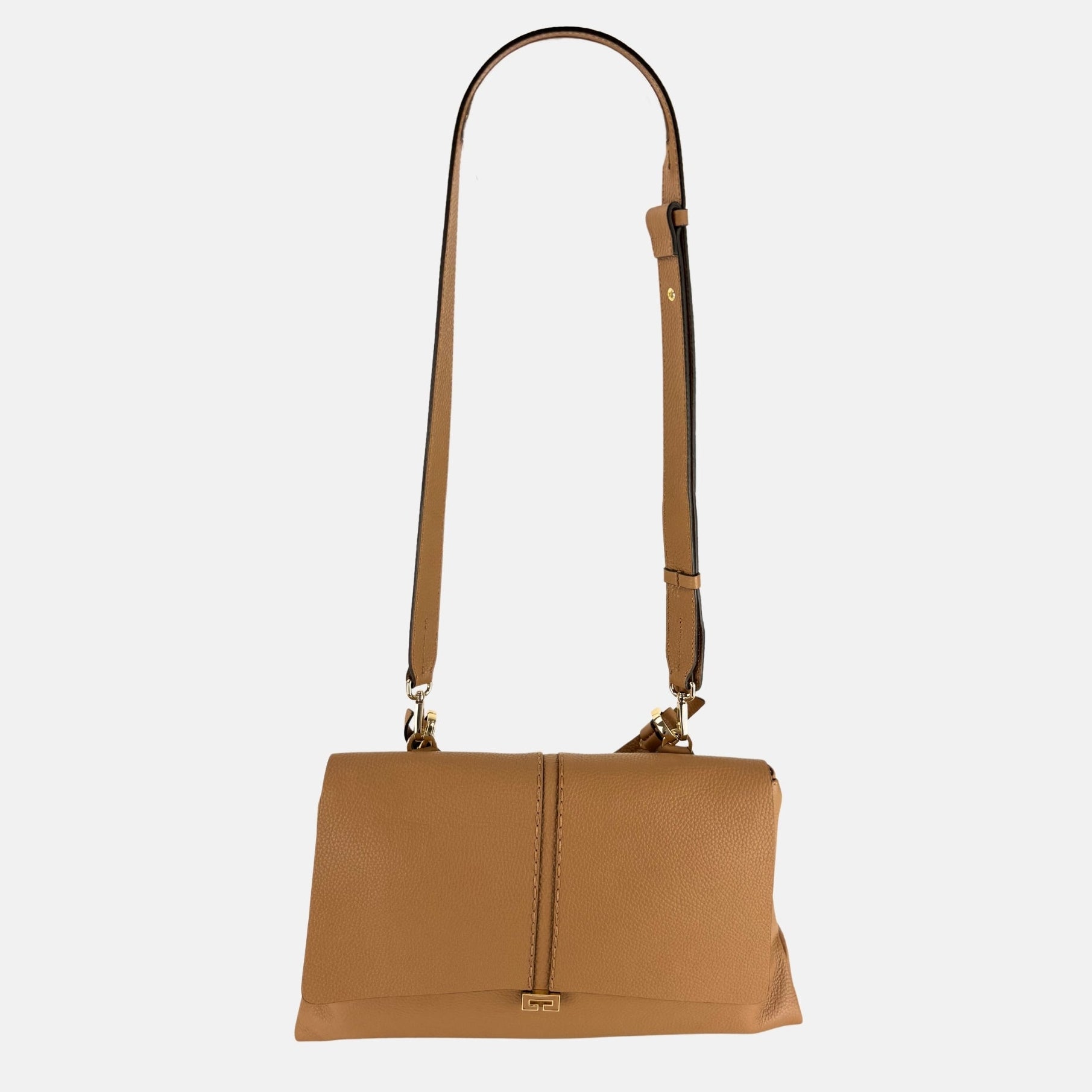 LORISTELLA Kendall Satchel Bag in Cuoio - Big Bag NY