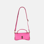 Plinio Visona Mini Bag Siena Turnlock Crossbody Bag in Magenta - Big Bag NY