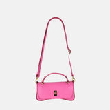 Plinio Visona Mini Bag Siena Turnlock Crossbody Bag in Magenta - Big Bag NY