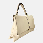 LORISTELLA Kendall Satchel Bag in Vanilla - Big Bag NY