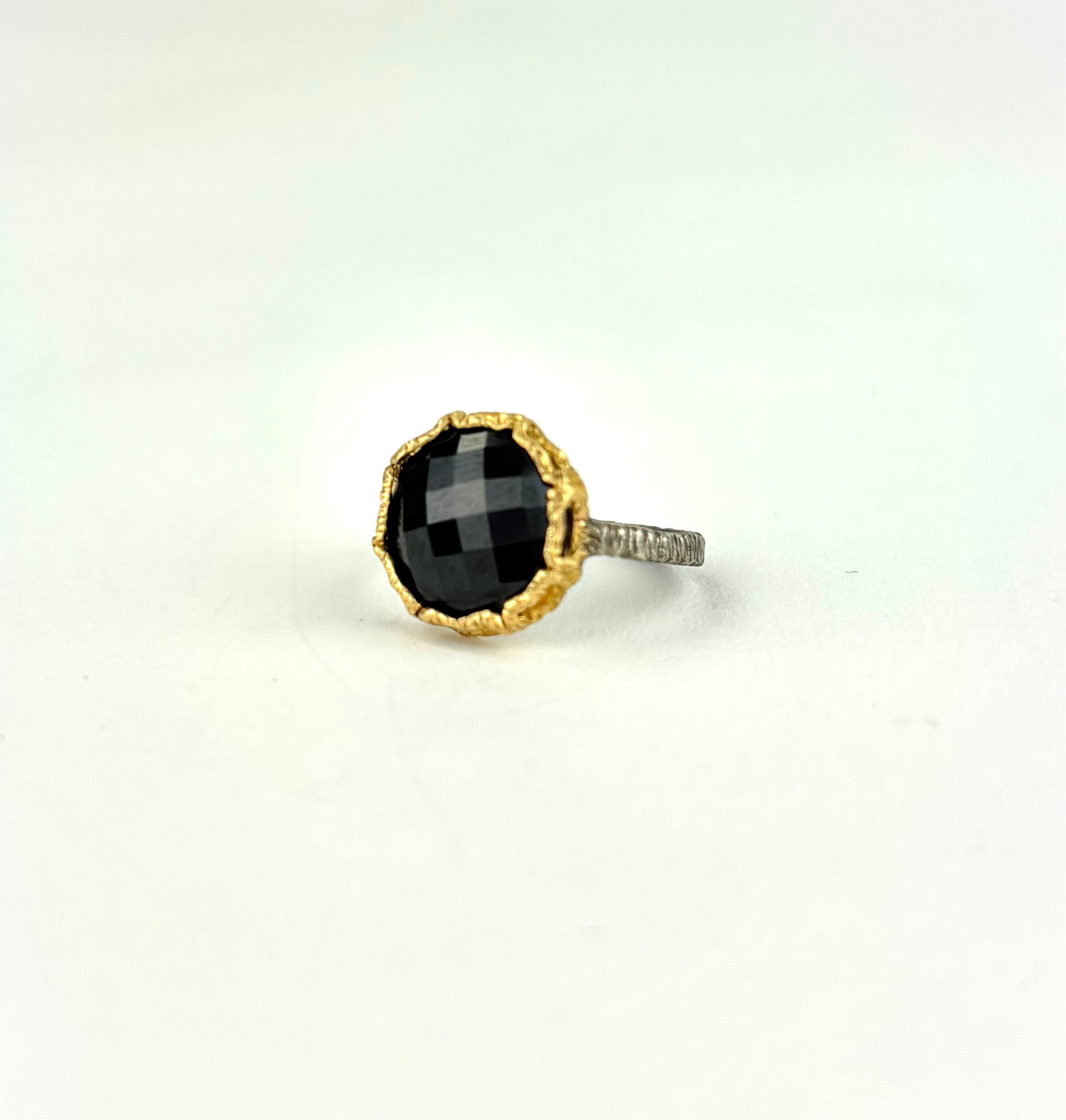 Black Spinel Ring - Big Bag NY
