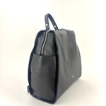 Ultrasmooth Calf Leather Box Backpack Black - Big Bag NY