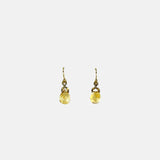 Danielle Welmond Woven Citrine Quartz Drop Earrings - Big Bag NY