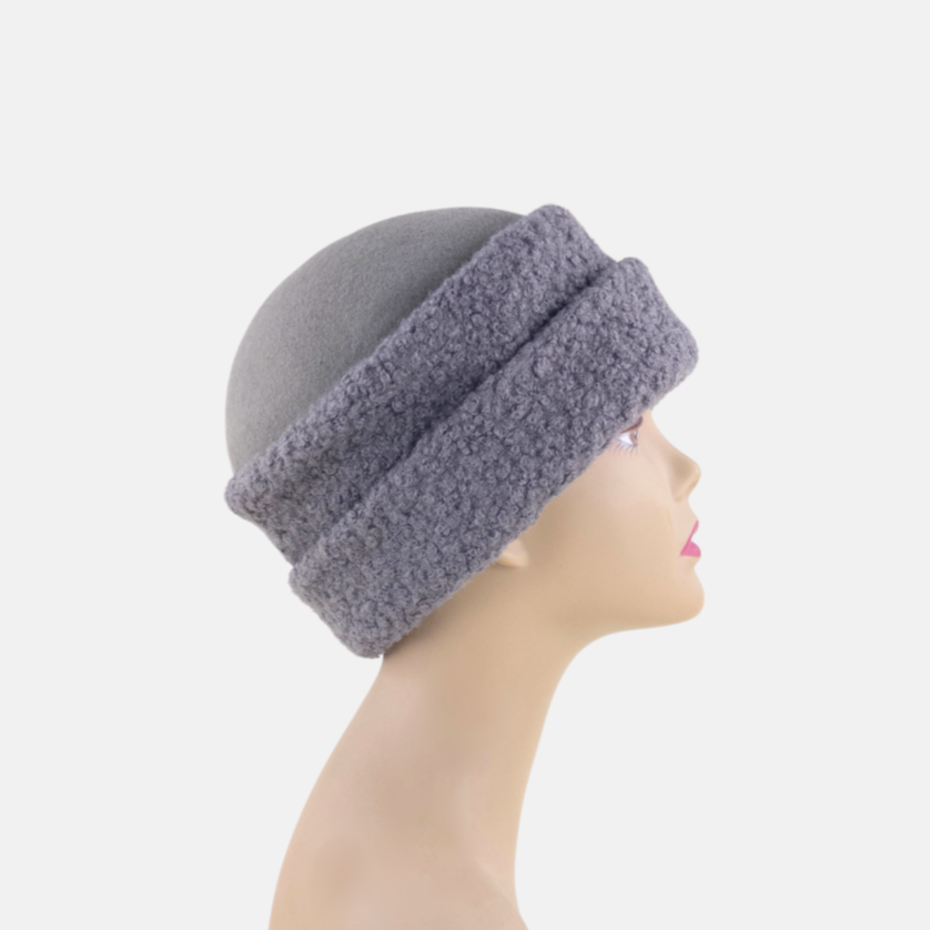 Light Grey  Marius Wool Hat - Big Bag NY