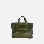 Plinio Visona MARYLIN Medium Top Handle Tote and Shoulder Bag Moss- Big Bag NY