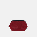 InZu Midi Cosmetic Pouch in Ruby over Film - Big Bag NY