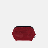 InZu Midi Cosmetic Pouch in Ruby over Film - Big Bag NY