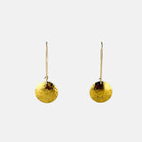 Balmaceda Gold Circle Drop Earrings - Big Bag NY