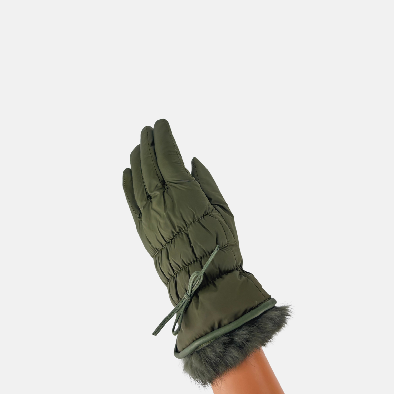 Santacana Pleated Gloves with Bow - Big Bag NY