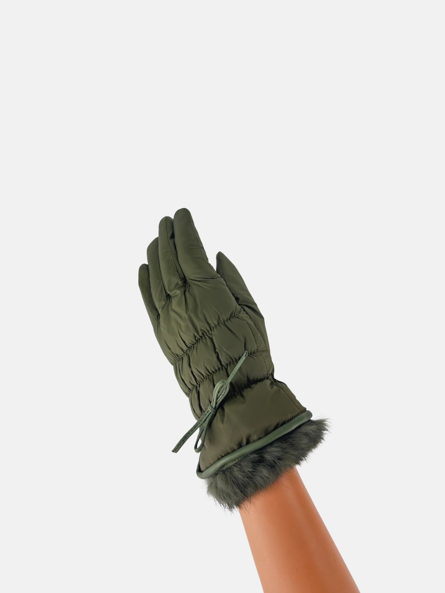 Santacana Pleated Gloves with Bow - Big Bag NY