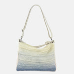 Reptile's House Soul Ombre Woven Shoulder Bag in Camel - Big Bag NY