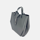 Angi Venezia Double Handle Large Tote with Flap Lock - Big Bag NY
