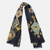 Storiatipic Aspen Wool Scarf in Anthracite - Big Bag NY