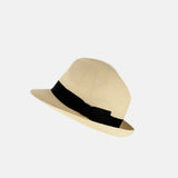 Hats & Dreams Manila Hemp Trilby with Black Band - Big Bag NY