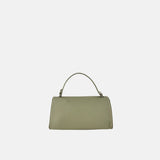 Plinio Visona Valentina Small Envelope Flap Bag in sage - Big Bag NY