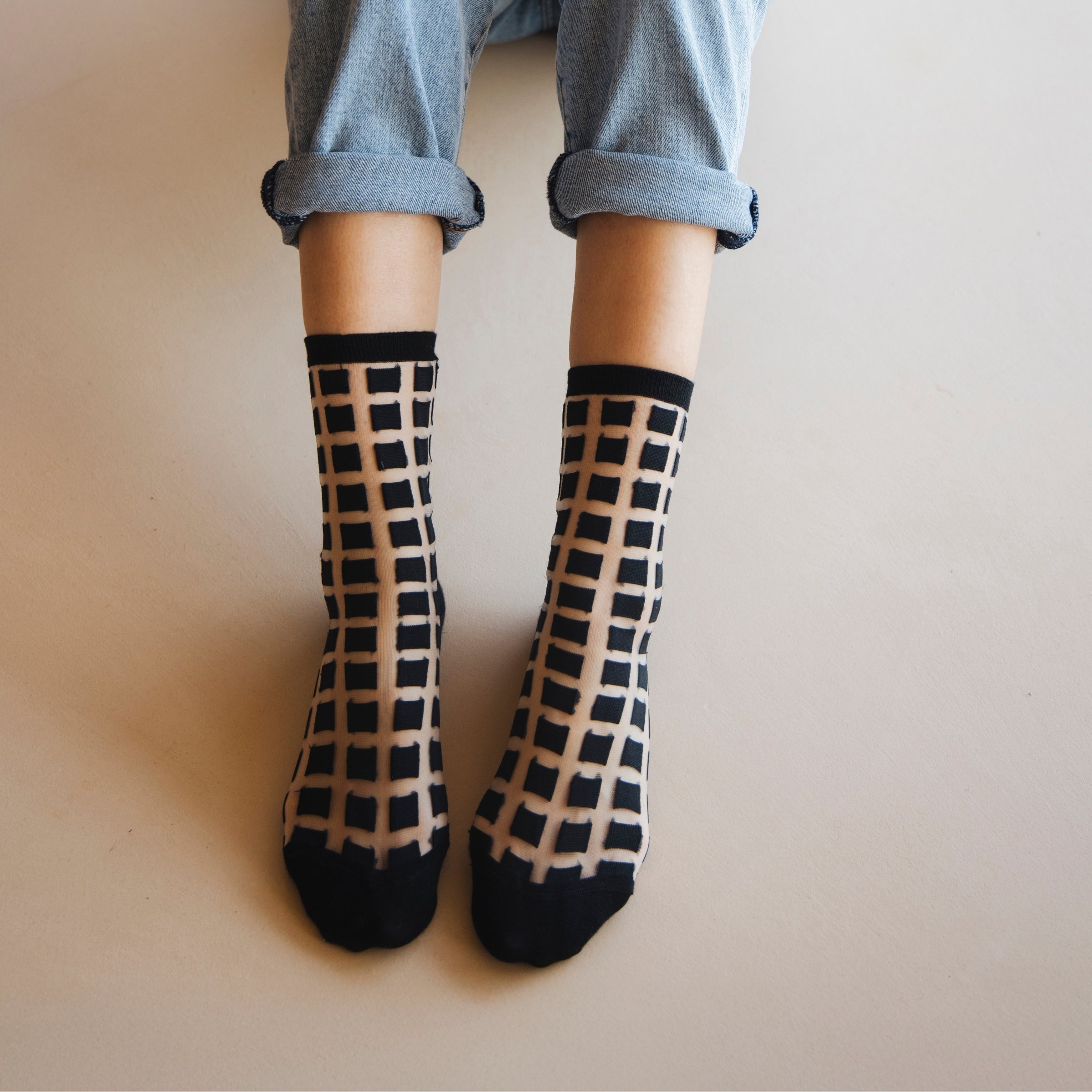 Atelier St Eustache Ginza Sock in Black - Big Bag NY